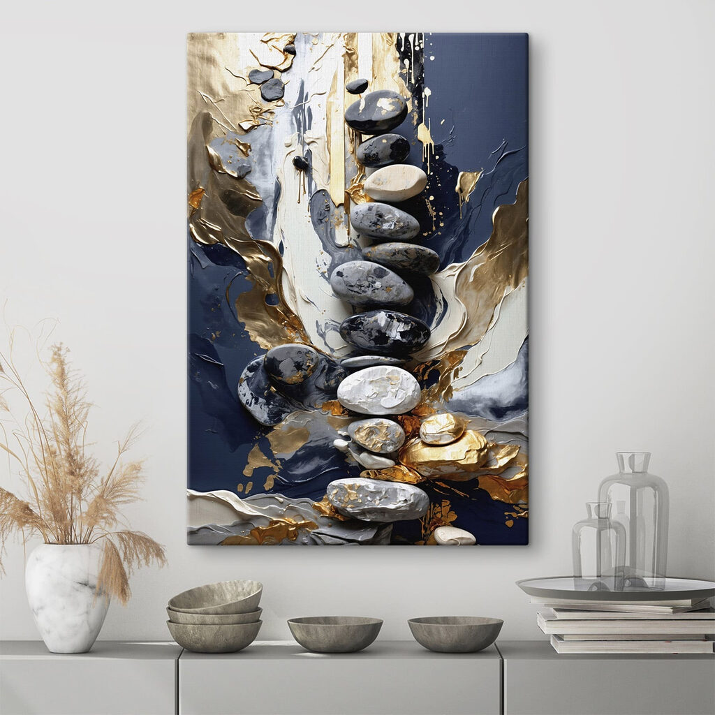 Group of rocks stacked on top of each other