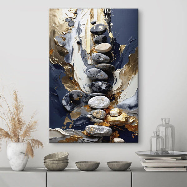 Group of rocks stacked on top of each other