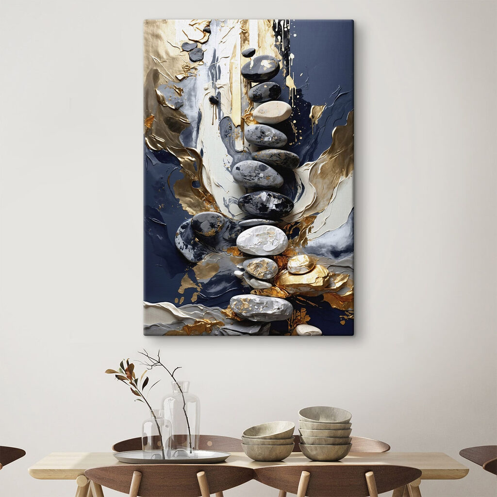 Group of rocks stacked on top of each other