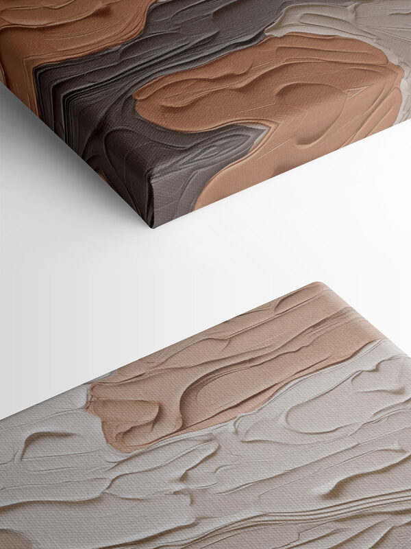 Natural tones in textured layers