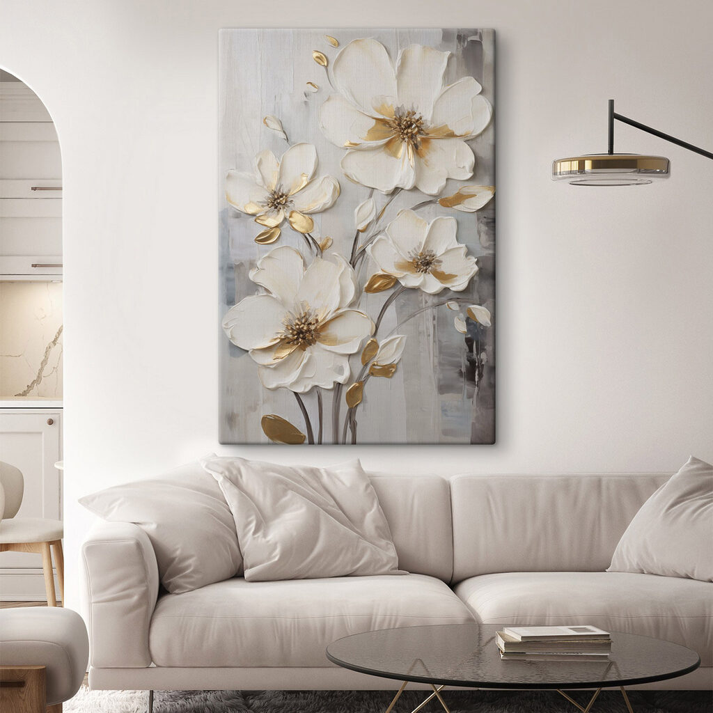 Delicate blooms in calming hues
