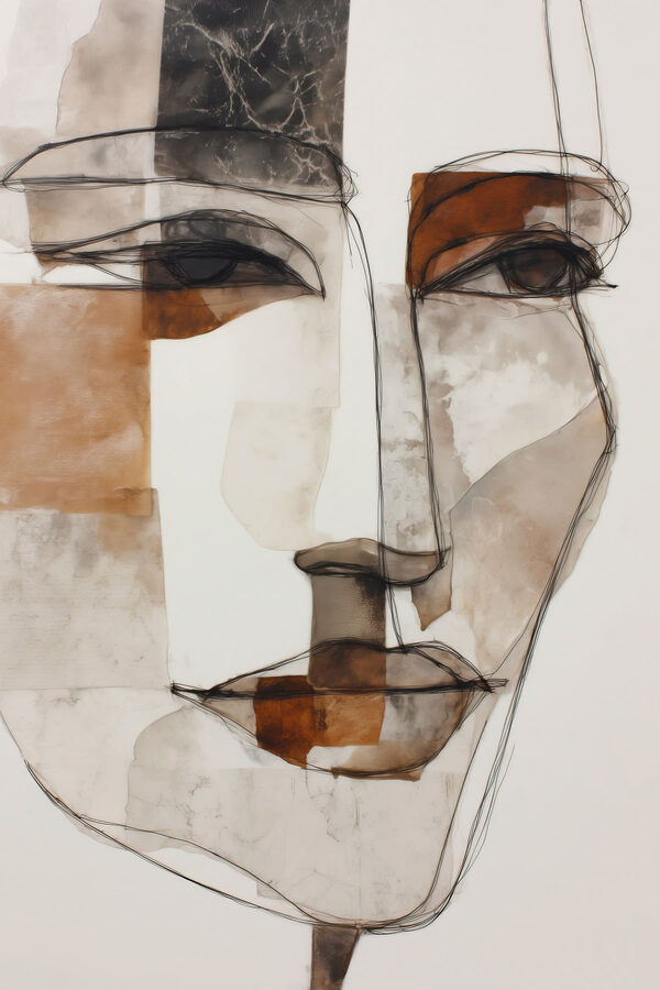 Drawing of a face
