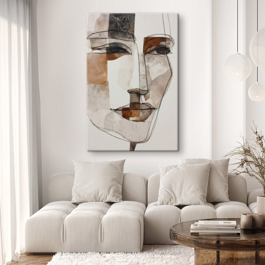 Drawing of a face