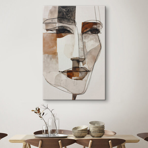 Drawing of a face