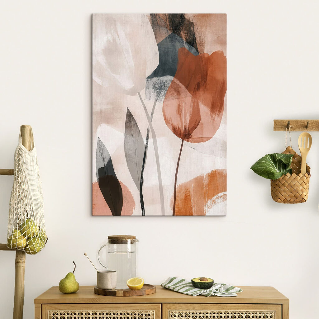 Painting of flowers with different colors Painting of flowers with different colors