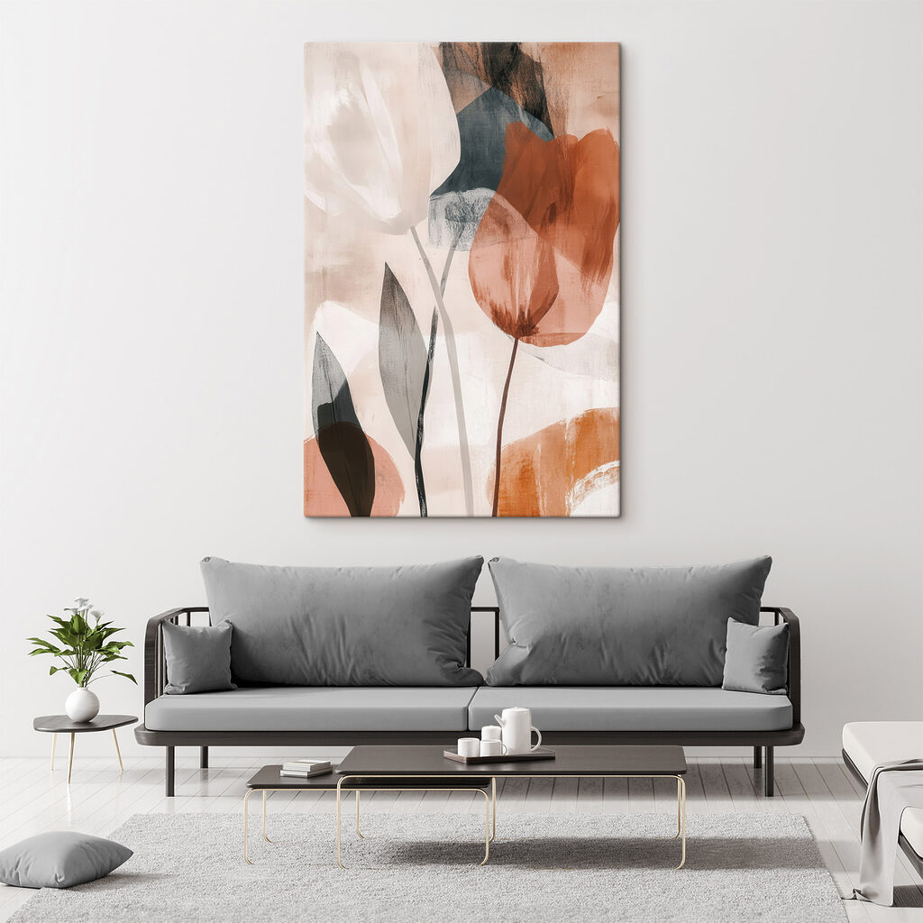 Painting of flowers with different colors Painting of flowers with different colors
