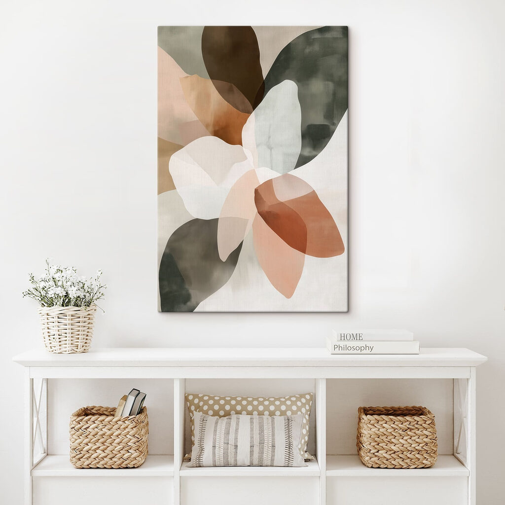 Soft hues blend in abstract harmony Soft hues blend in abstract harmony