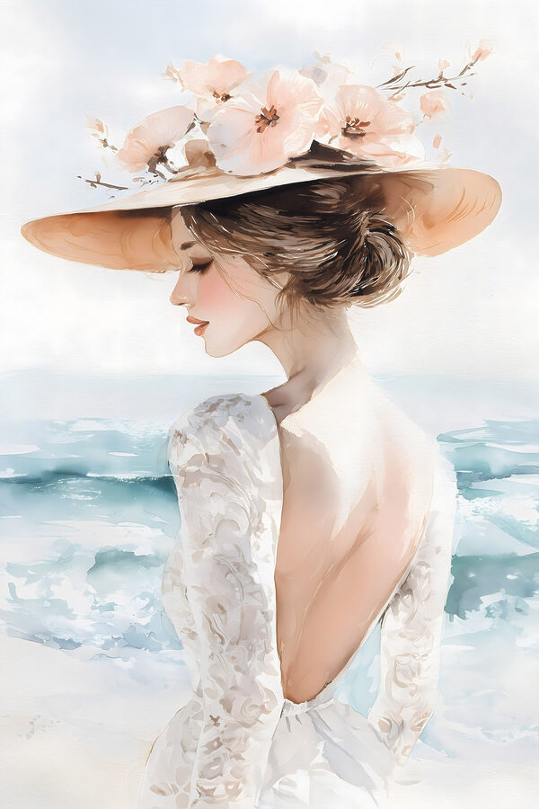 Woman wearing a hat