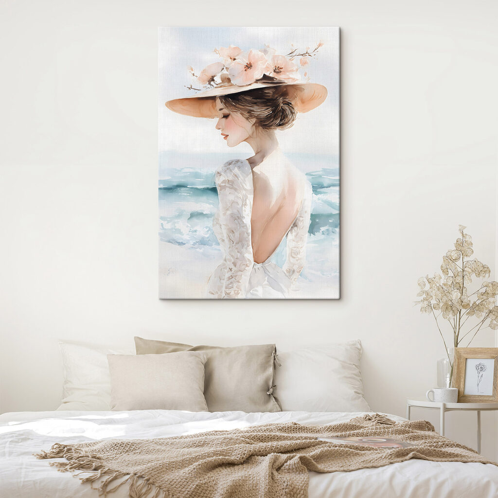 Woman wearing a hat