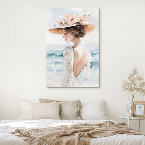 Woman wearing a hat