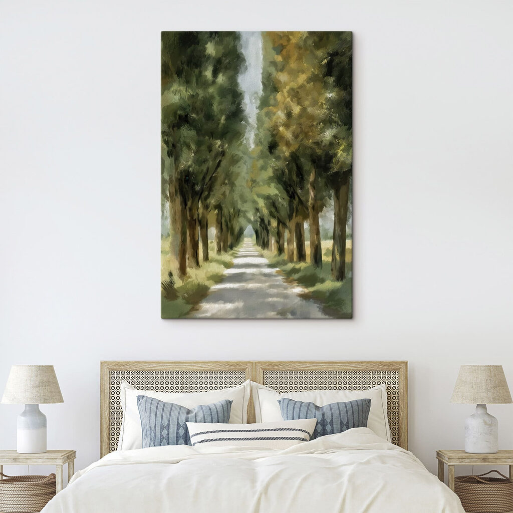 Road lined with trees