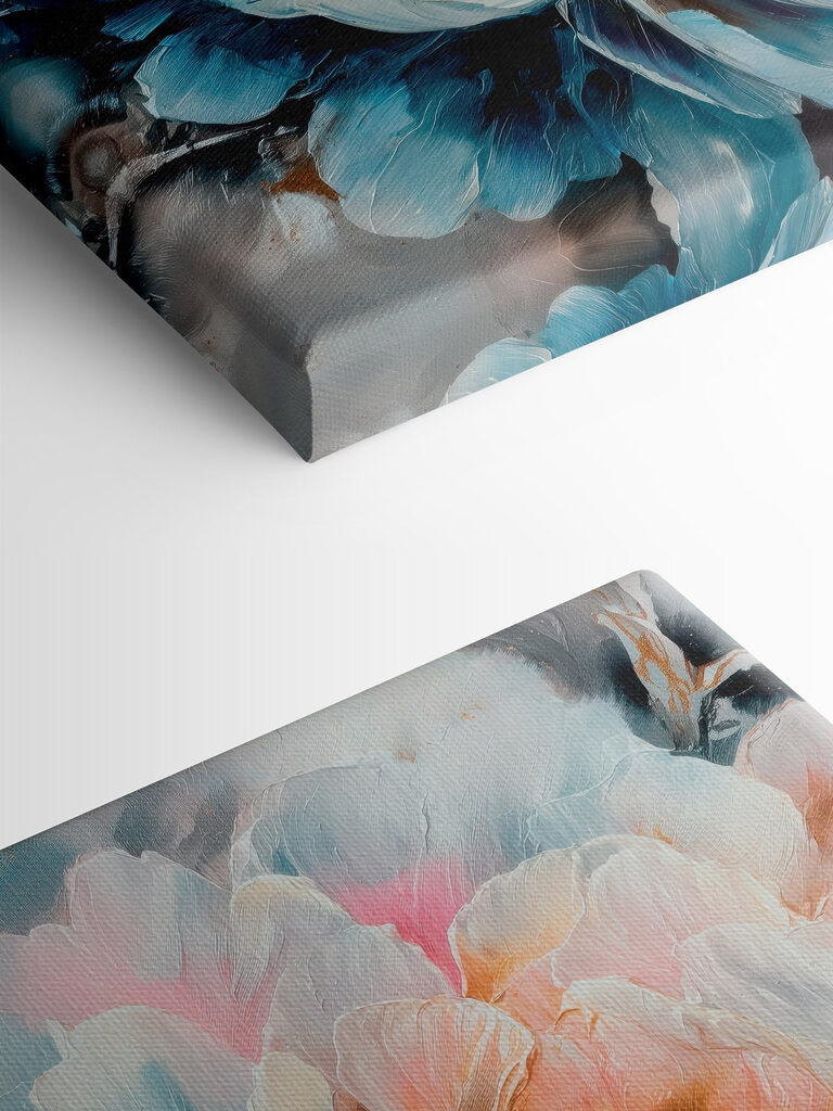 Vibrant blooms in soft pastel tones Vibrant blooms in soft pastel tones