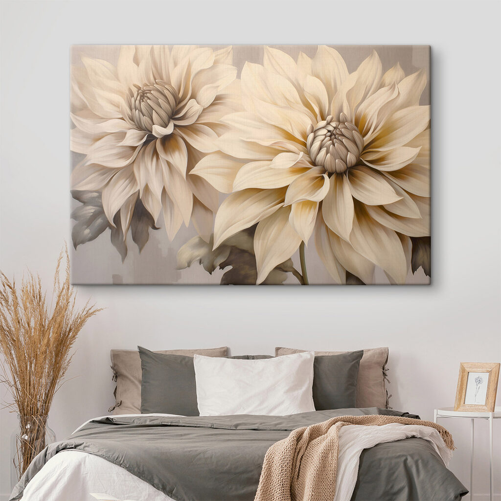 Beautiful blooms in soft tones
