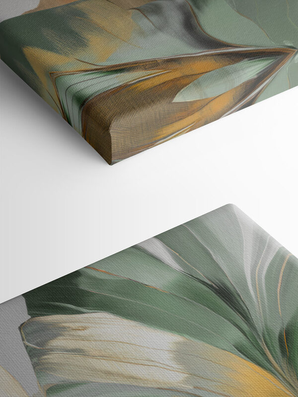 Vibrant tropical leaves in bold hues Vibrant tropical leaves in bold hues