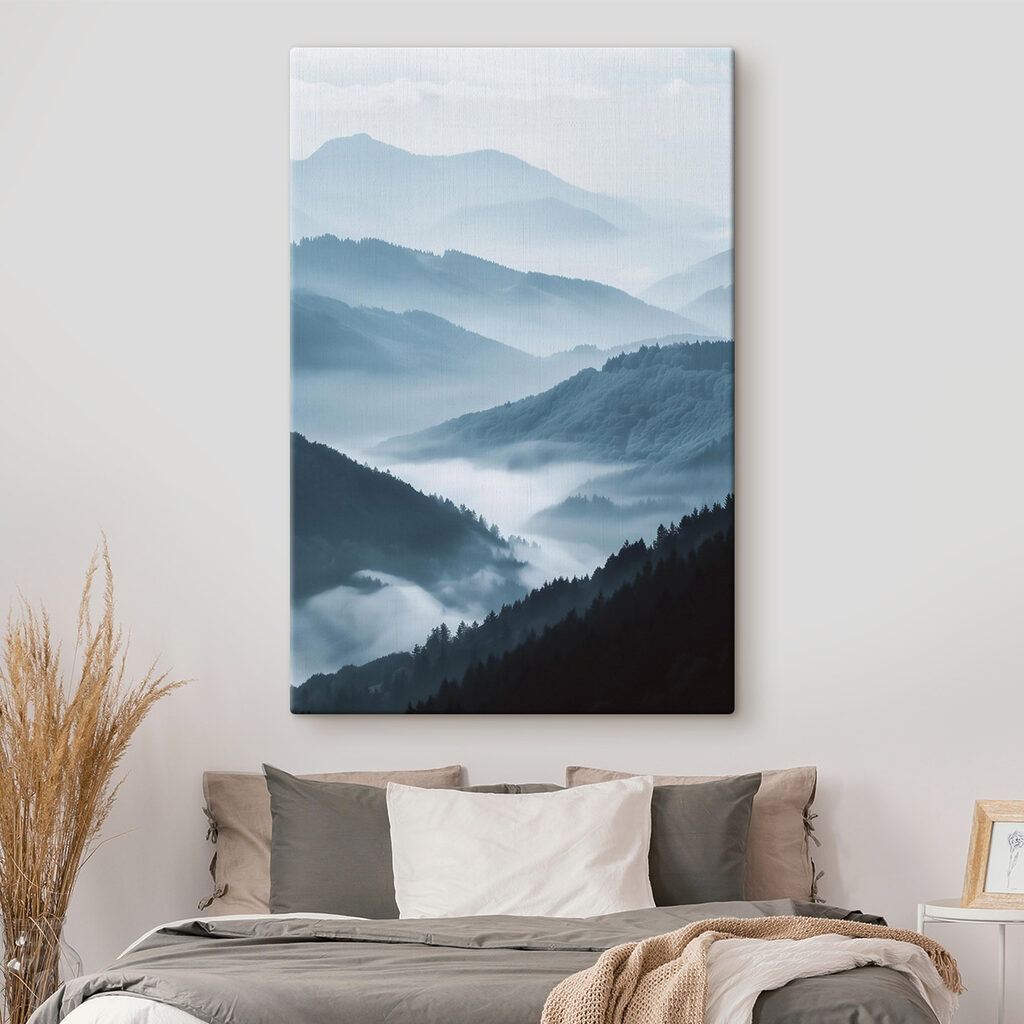 Foggy mountain range Foggy mountain range
