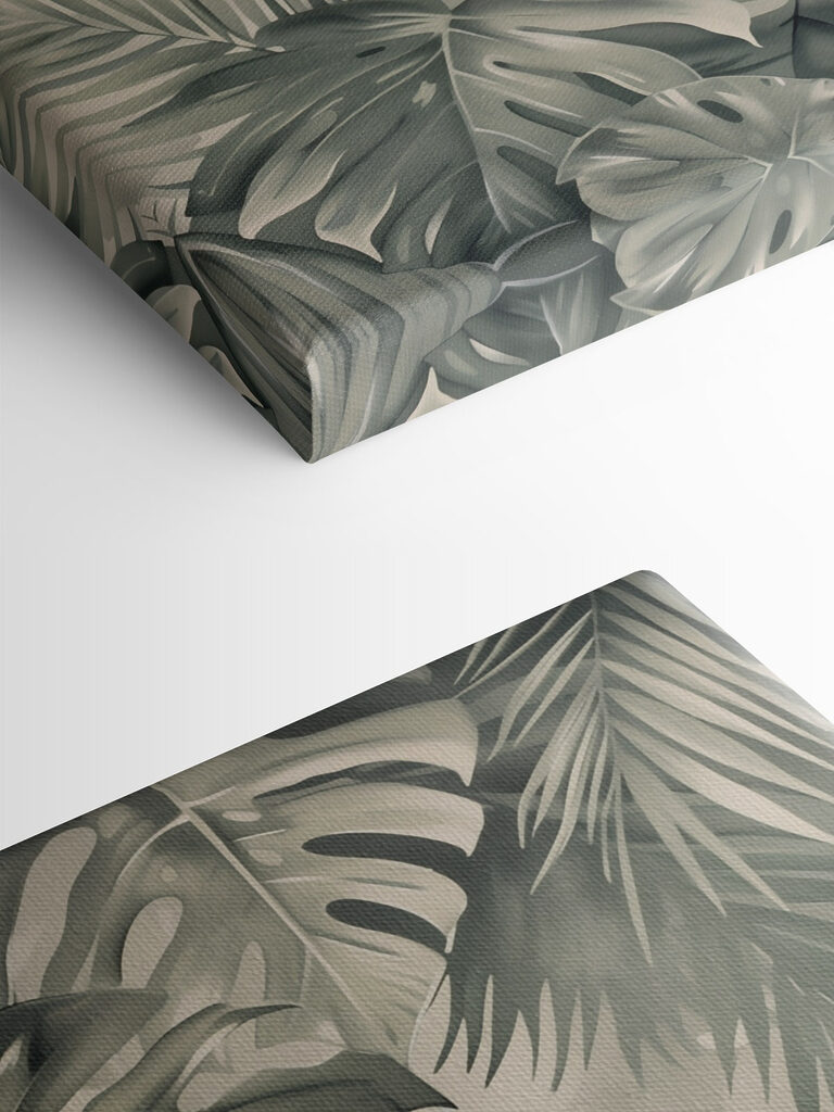 Lush green leaves in soft tones Lush green leaves in soft tones