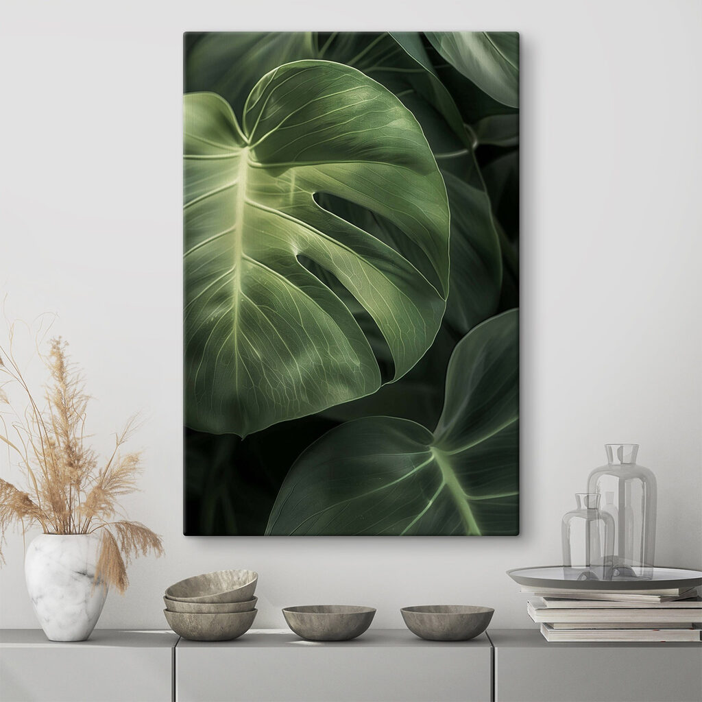 Lush green leaves in natural light Lush green leaves in natural light