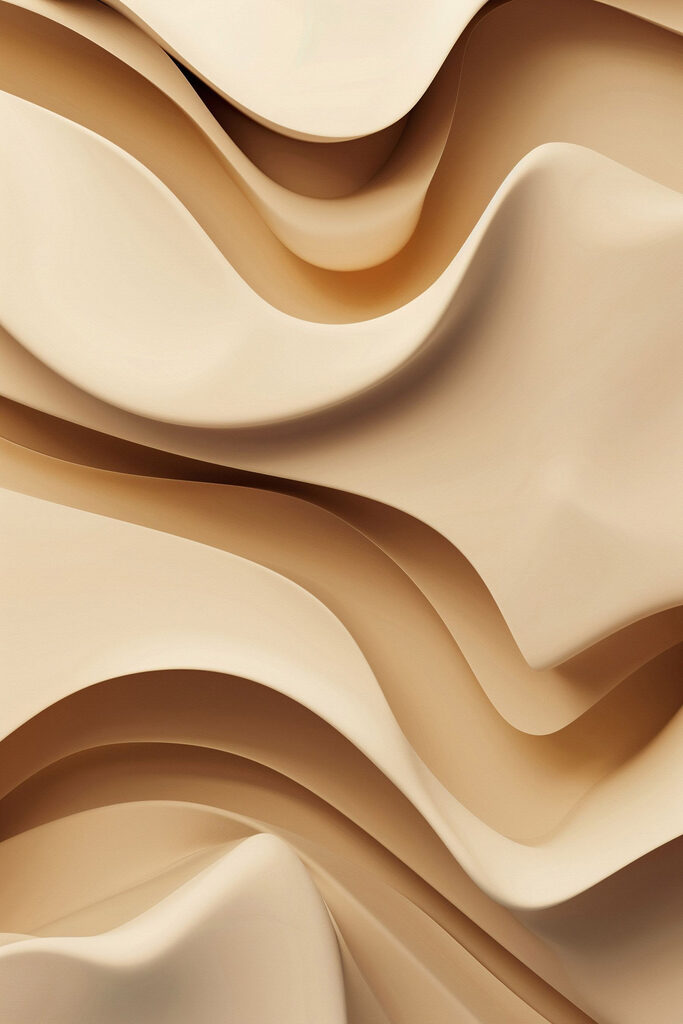 Flowing curves in soft tones Flowing curves in soft tones