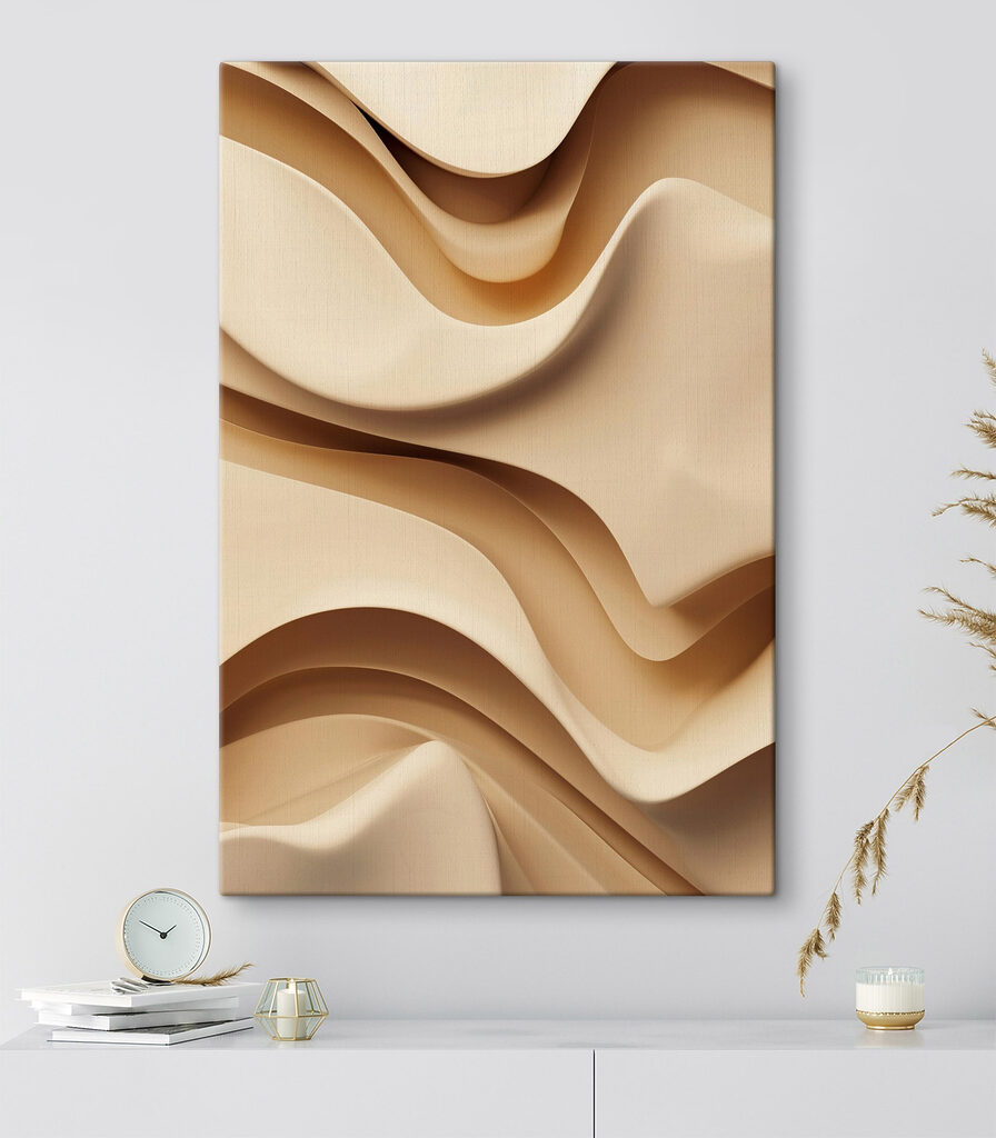 Flowing curves in soft tones Flowing curves in soft tones