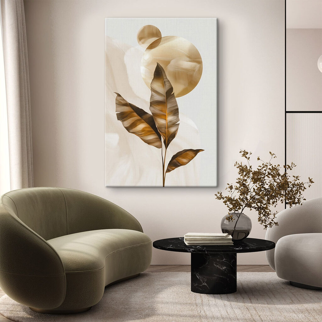Elegant leaves against soft background Elegant leaves against soft background