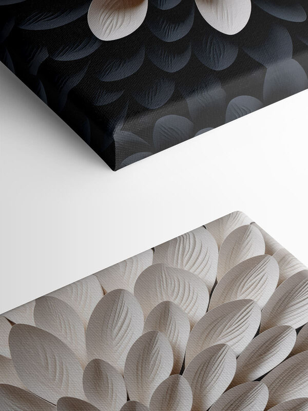 Elegant design in contrasting colors Elegant design in contrasting colors