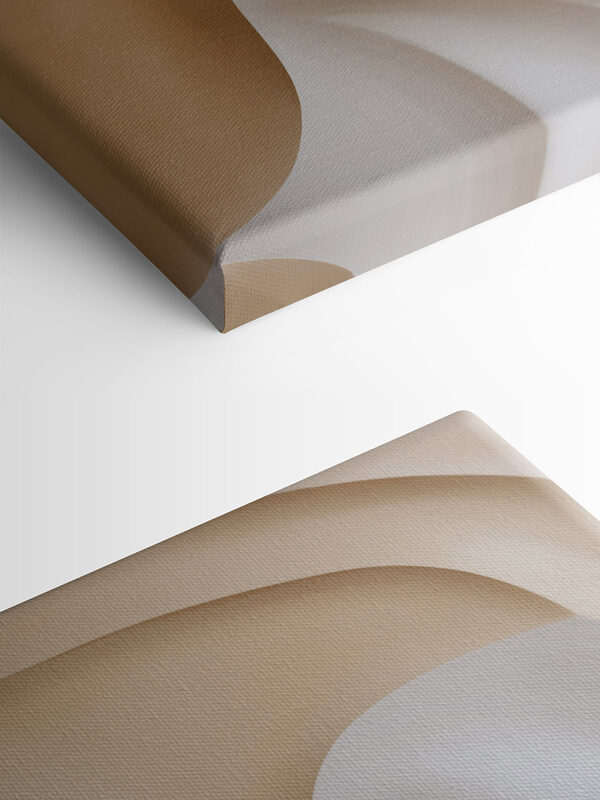 White and brown wavy fabric White and brown wavy fabric