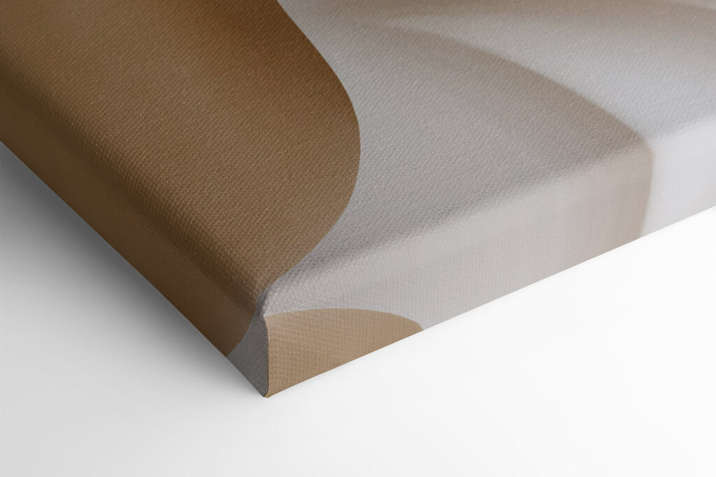 White and brown wavy fabric White and brown wavy fabric