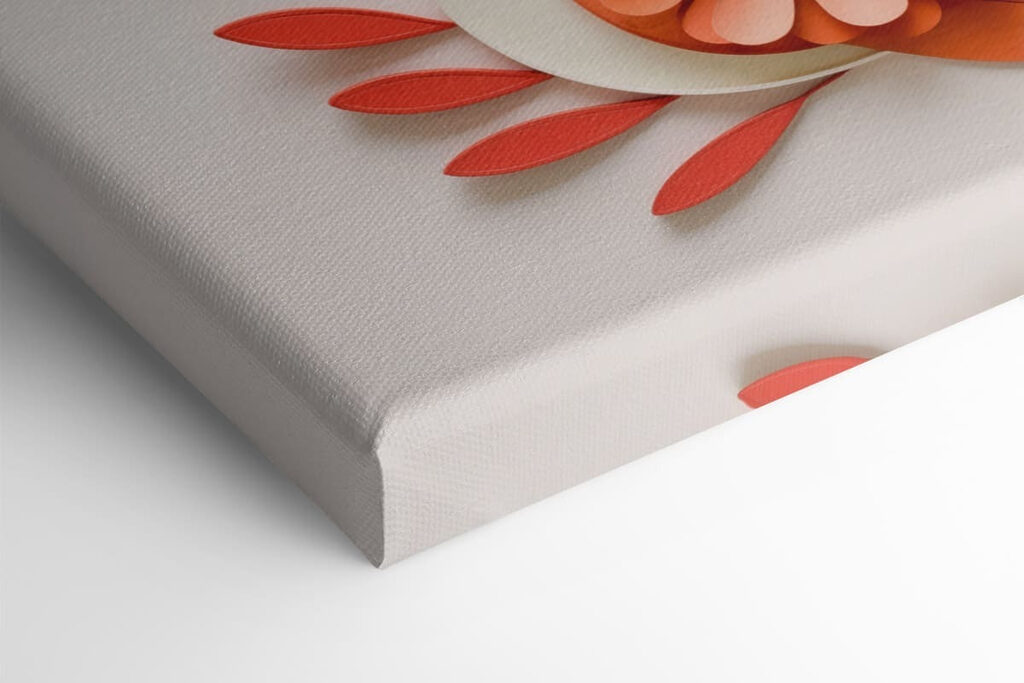 Paper flowers and leaves Paper flowers and leaves