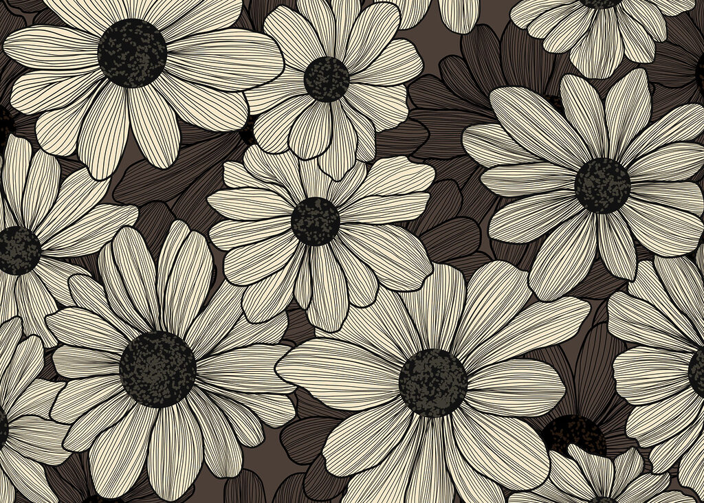 Floral patterns in soft tones Floral patterns in soft tones