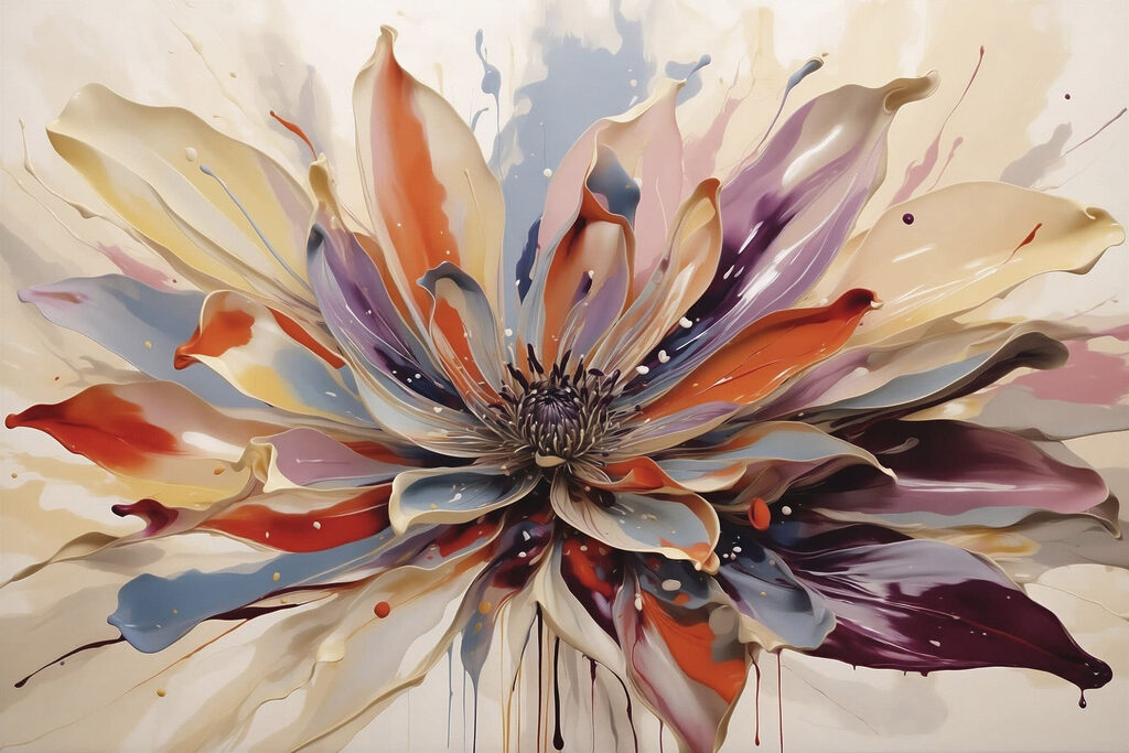 Painting of a flower