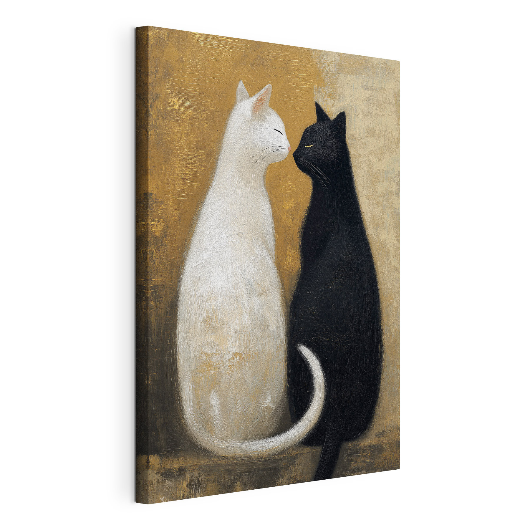 Black and white cats