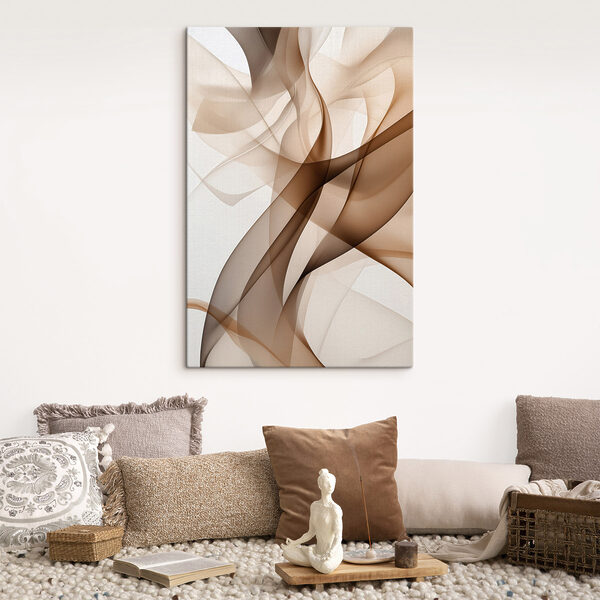 Flowing Abstract Patterns in Soft Tones