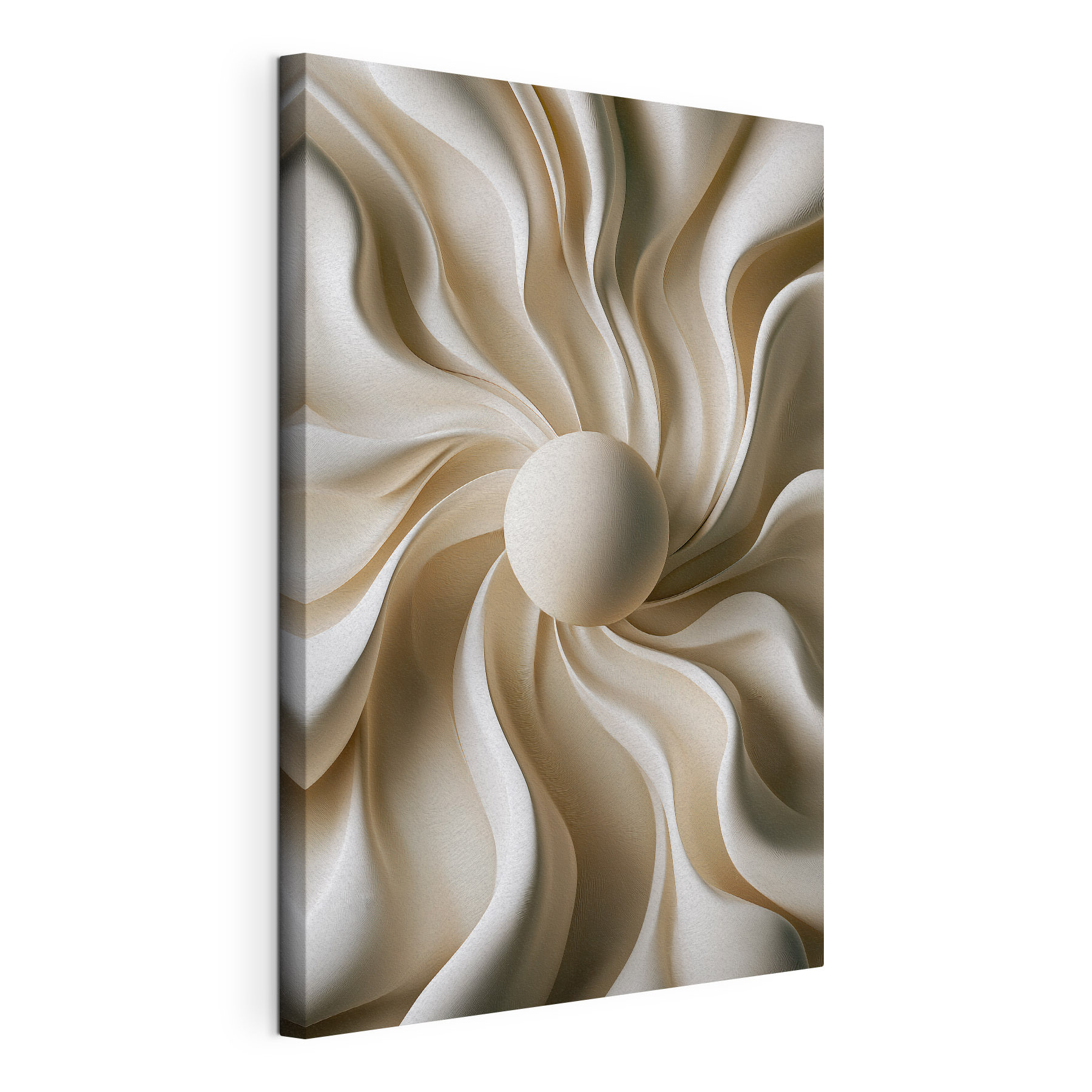 White swirly pattern