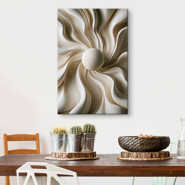 White swirly pattern