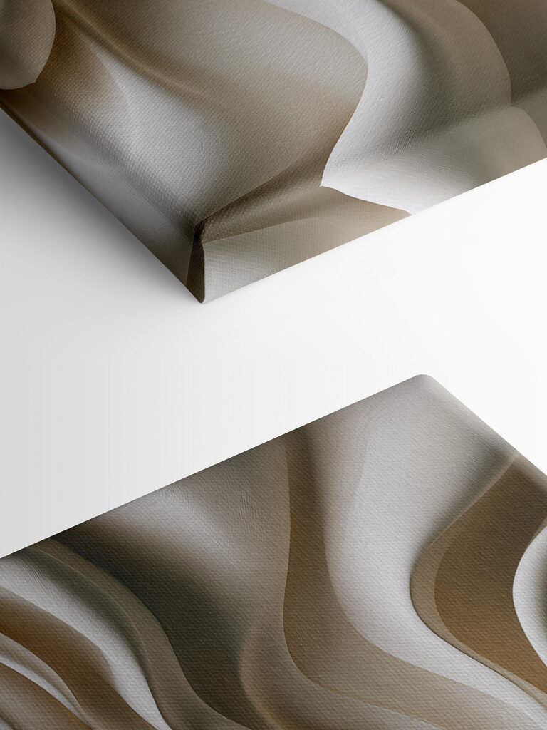 White swirly pattern
