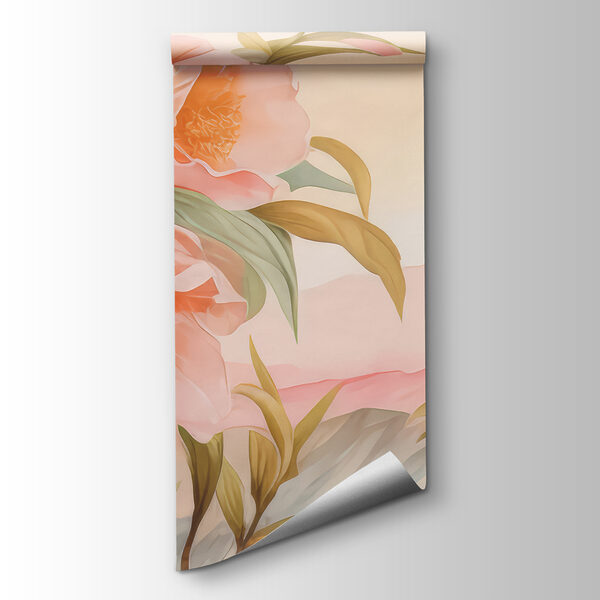 Painting of flowers and trees Painting of flowers and trees