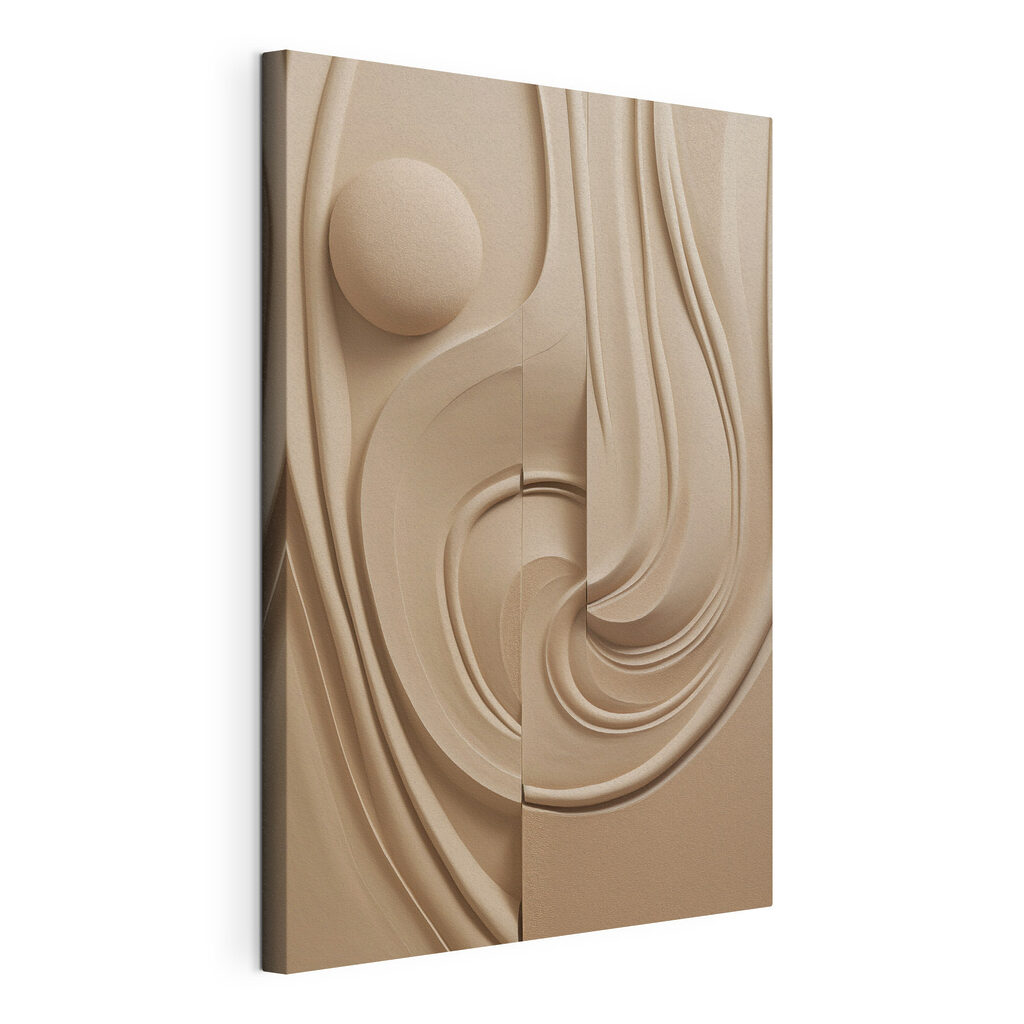Flowing lines in neutral tones Flowing lines in neutral tones