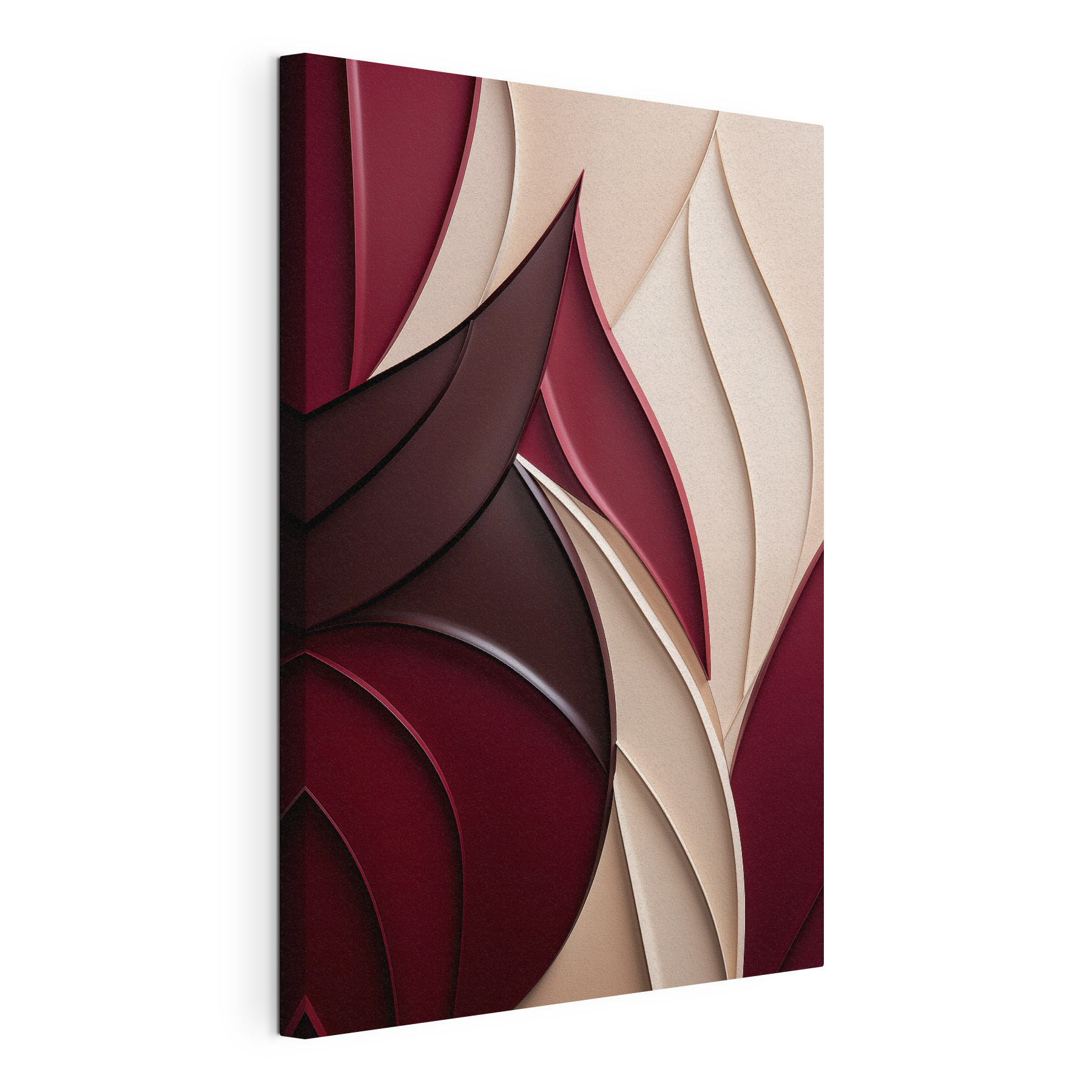 Flowing shapes in warm tones Flowing shapes in warm tones
