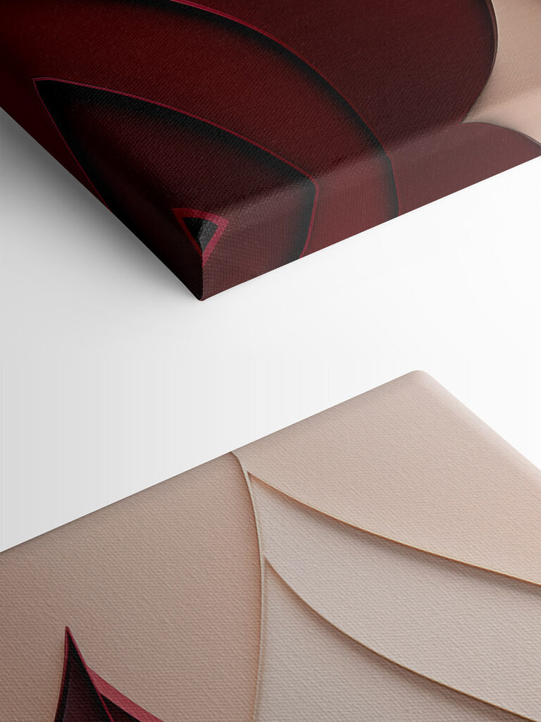 Flowing shapes in warm tones Flowing shapes in warm tones