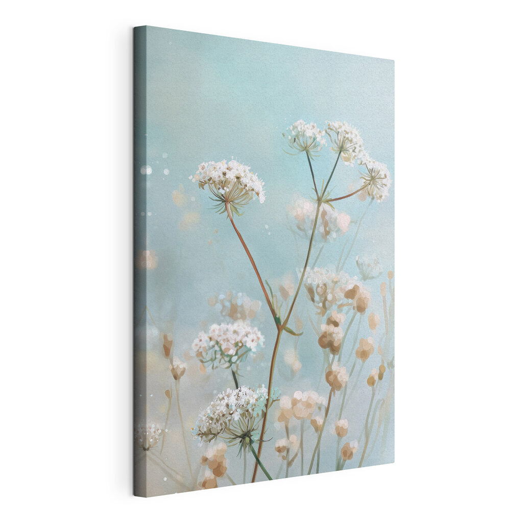 Delicate blooms against a soft backdrop