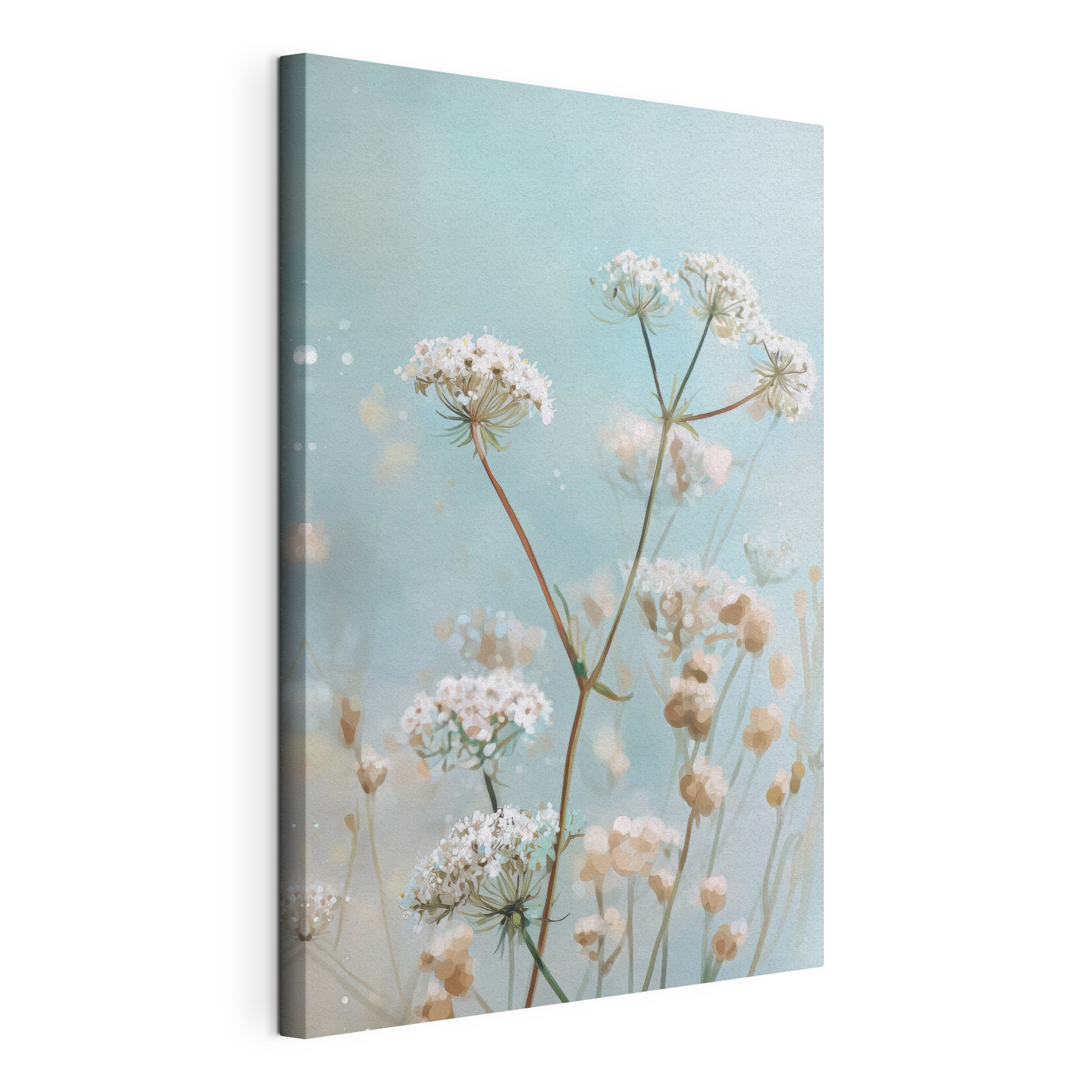 Delicate blooms against a soft backdrop