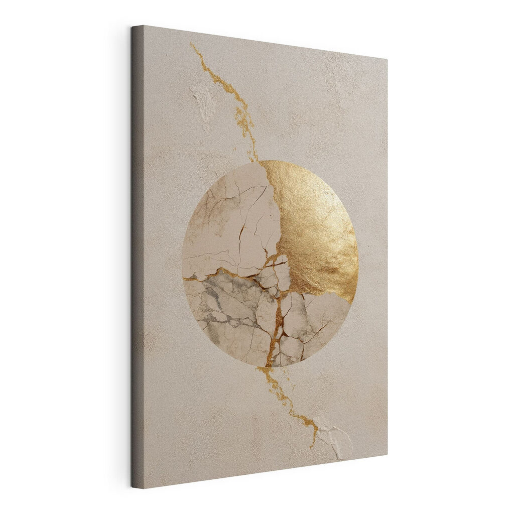 Cracks create art in the surface