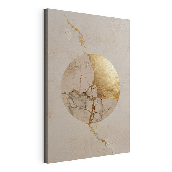 Cracks create art in the surface