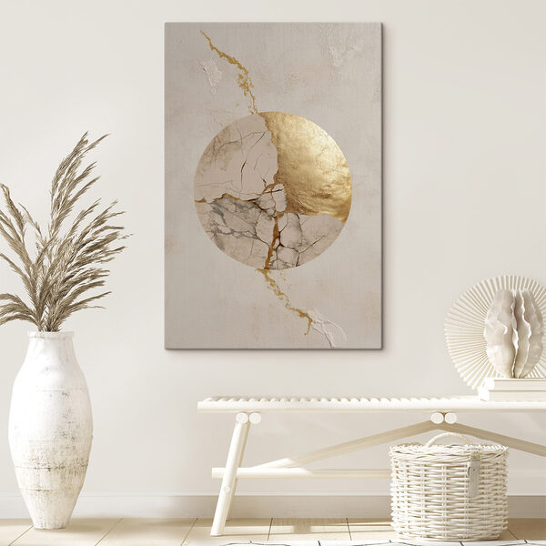 Cracks create art in the surface