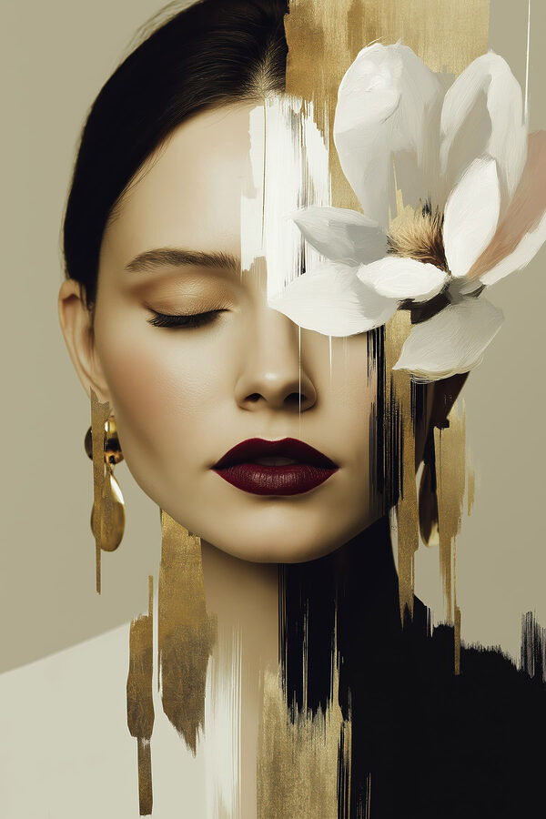 Ethereal beauty with artistic flair Ethereal beauty with artistic flair