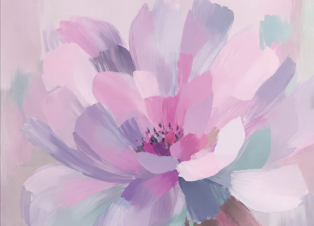 Delicate petals in soft pastel hues Delicate petals in soft pastel hues
