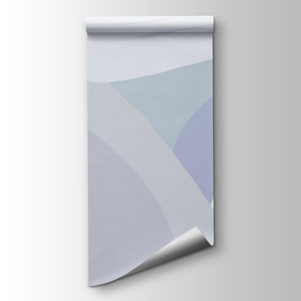 Soft pastel floral abstract design