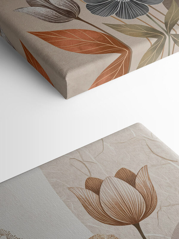 Colorful floral arrangement in soft tones