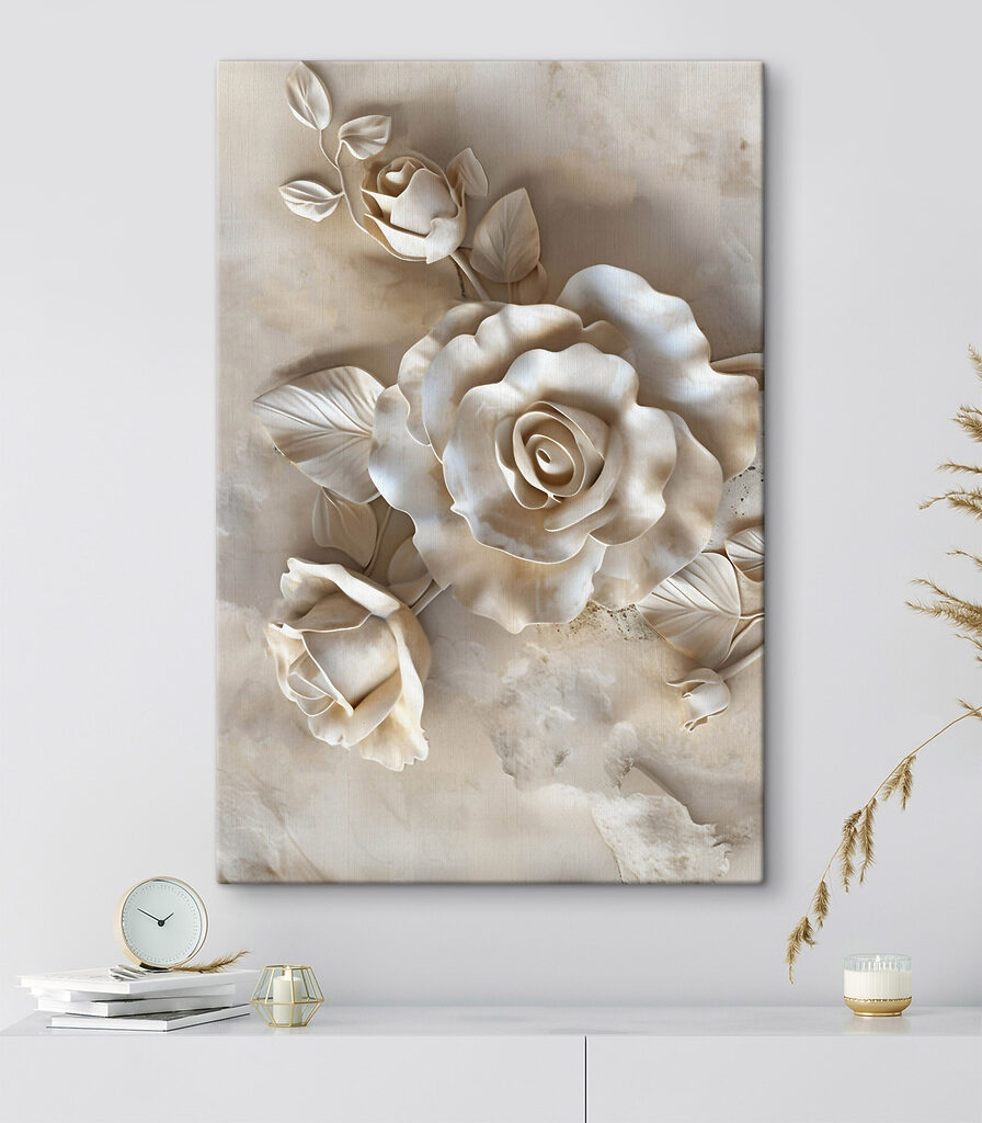 Elegant roses in soft hues