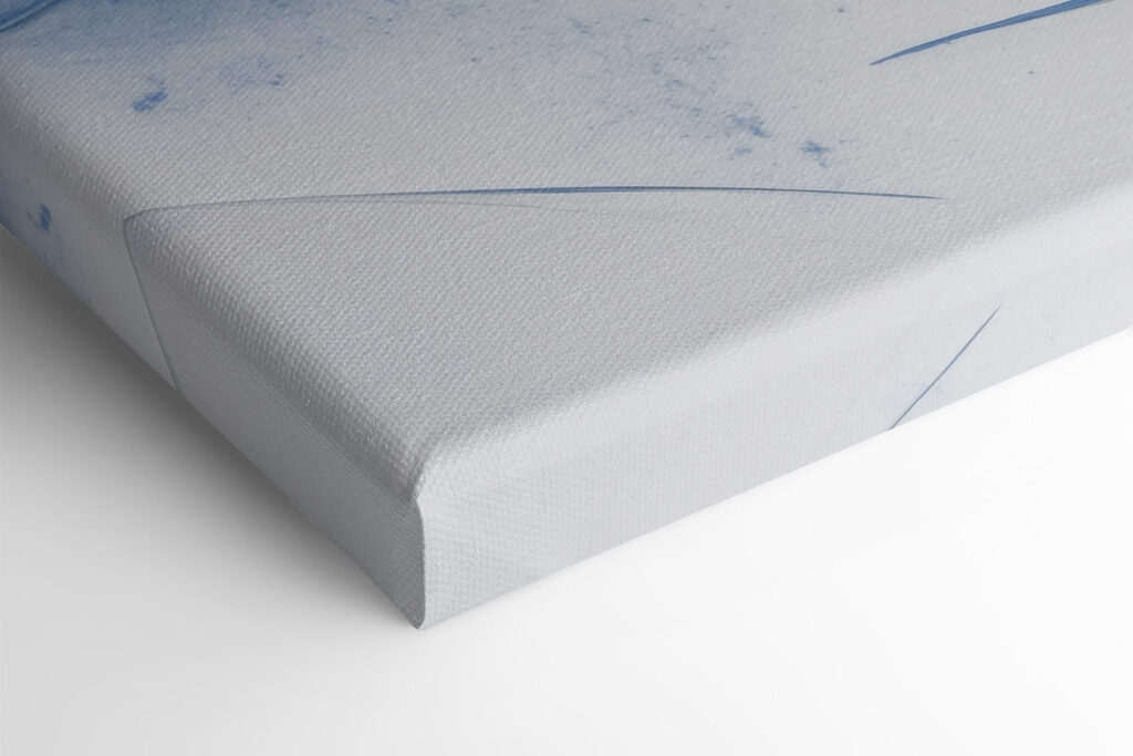 Blue and white paint